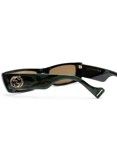 gucci leather arm sunglasses|gucci sunglasses for women 2020.